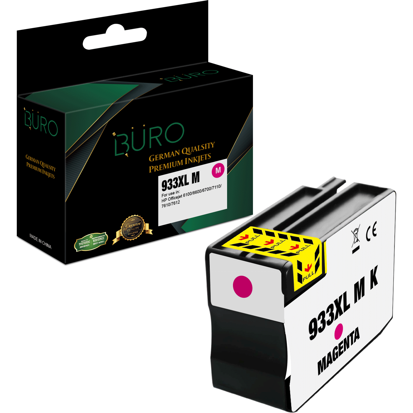 Buro Compatible 933 XL Ink Cartridge Magenta