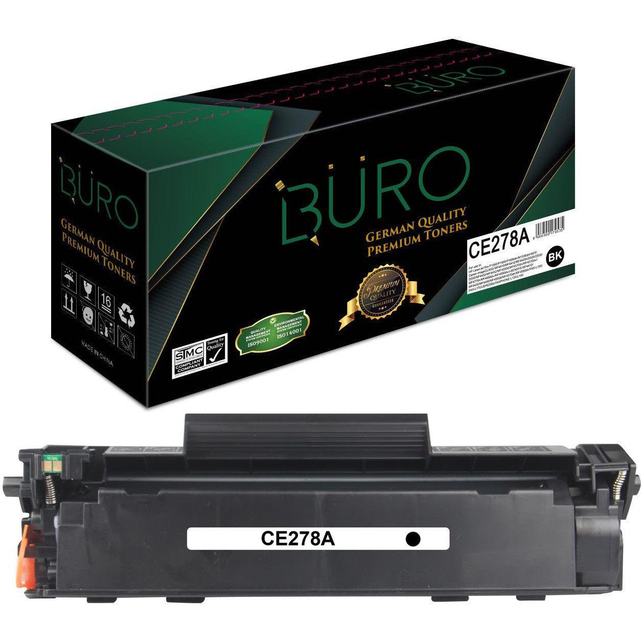 Buro Compatible Laserjet Toner For 78A Hp Ce278A Black