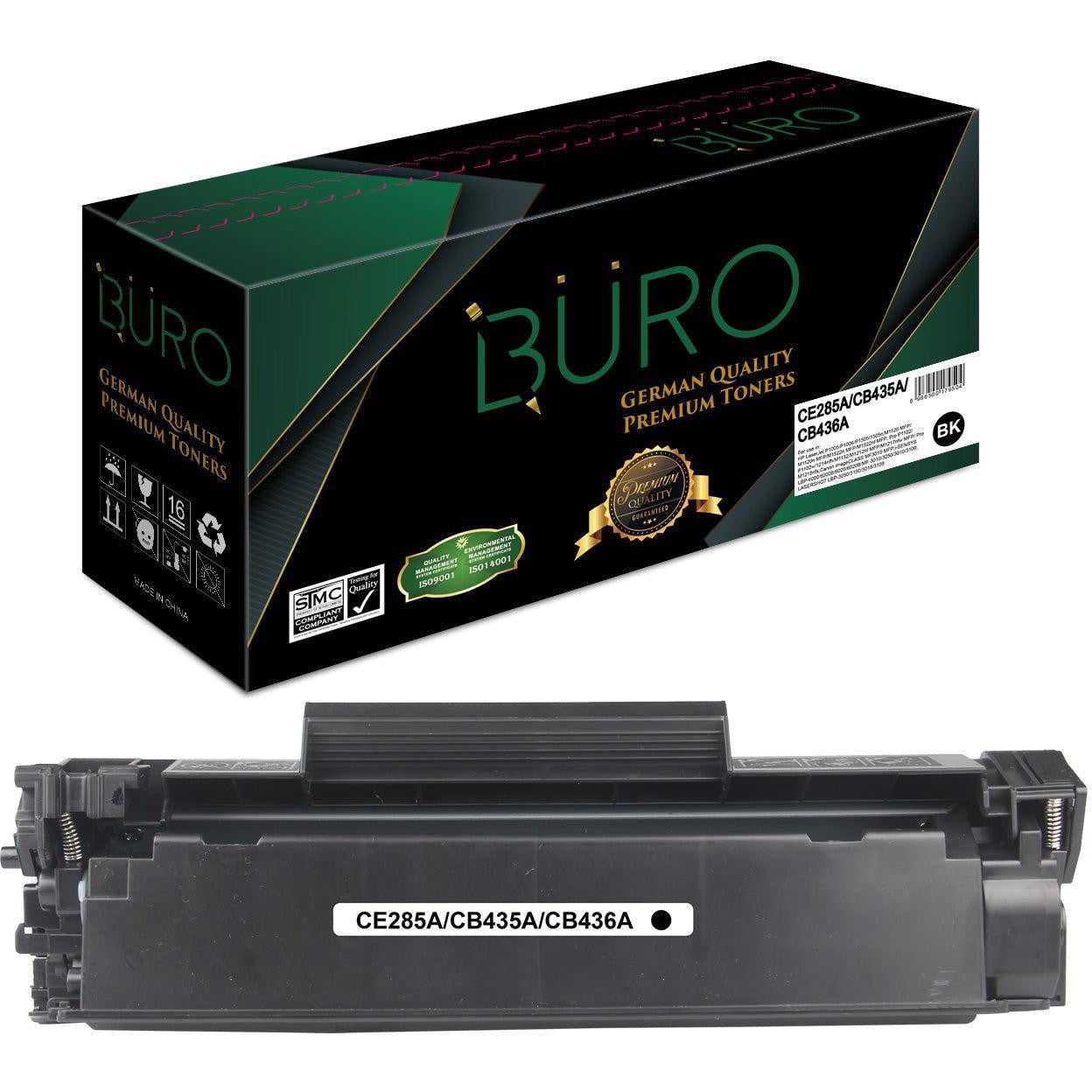 Buro Compatible Ce285A / Cb435A / Cb436A Laserjet Toner For HP Black