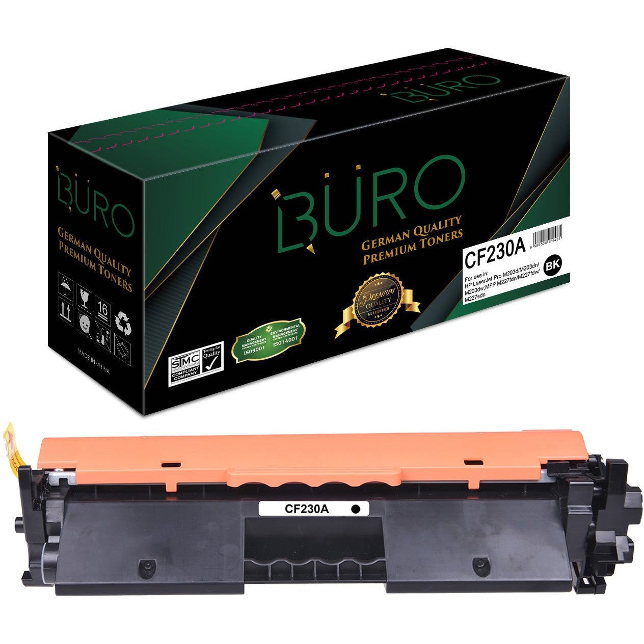 Buro Compatible 30A Laserjet Toner For Hp Cf230A (Black)