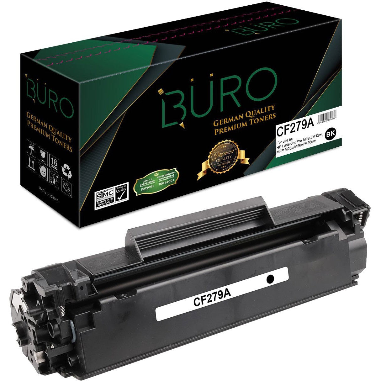 Buro Compatible 79A Laserjet Toner For Hp Cf279A (Black)