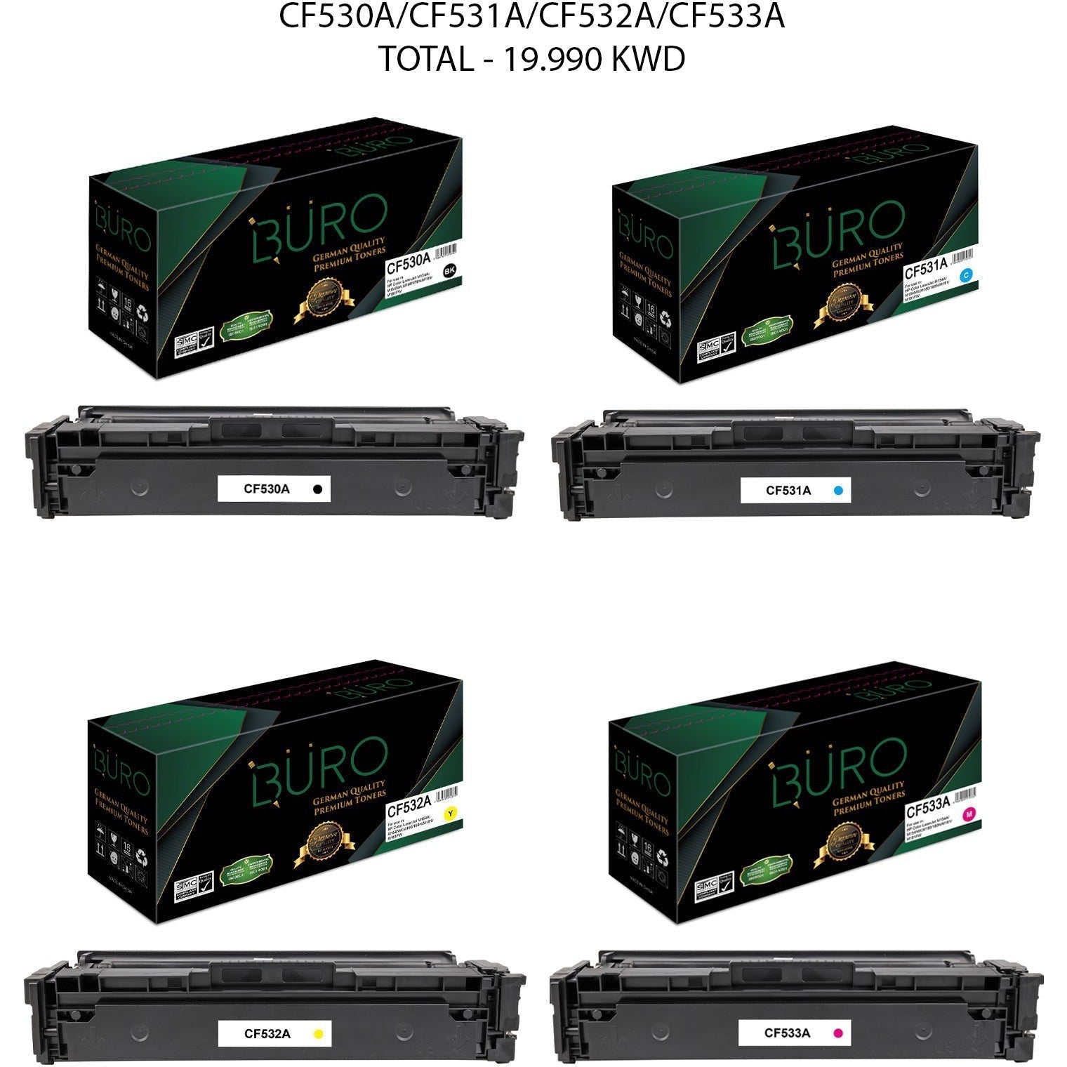 Buro Compatible Cf530A+Cf531A+Cf532A+Cf533A