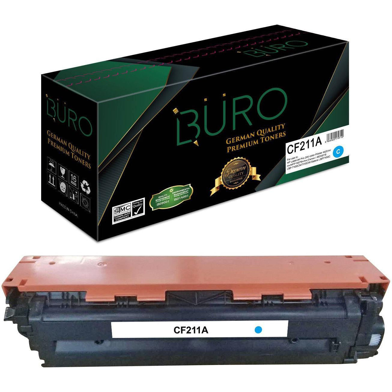 Buro Compatible Hp 125A Cb541A 128A Ce321A 131A Cf211A Cyan