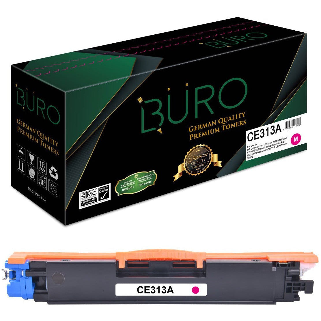 Buro Compatible Laserjet Toner Hp 126A Ce313A Magenta