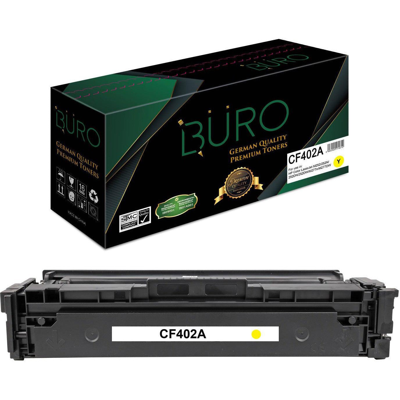 Buro Compatible for Hp 201A Cf402A Yellow