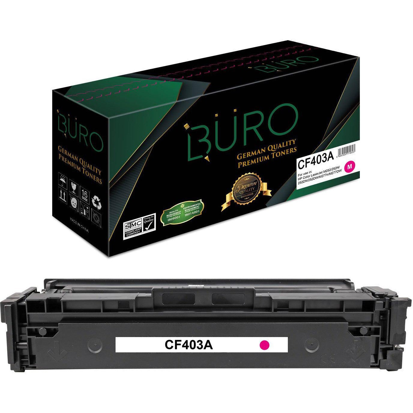 Buro Compatible for Hp 201A Cf403A Magenta