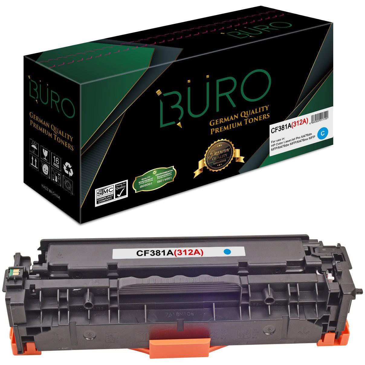 Buro Compatible Hp 312A Cf381A Cyan