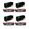 Buro Compatible for HP 131A Black-Cyan-Magenta-Yellow Combo Pack of 4