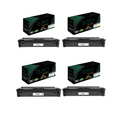 Buro Compatible for HP 203A Black-Cyan-Magenta-Yellow Combo Pack of 4