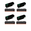 Buro Compatible for HP 207A Black-Cyan-Magenta-Yellow Combo Pack of 4