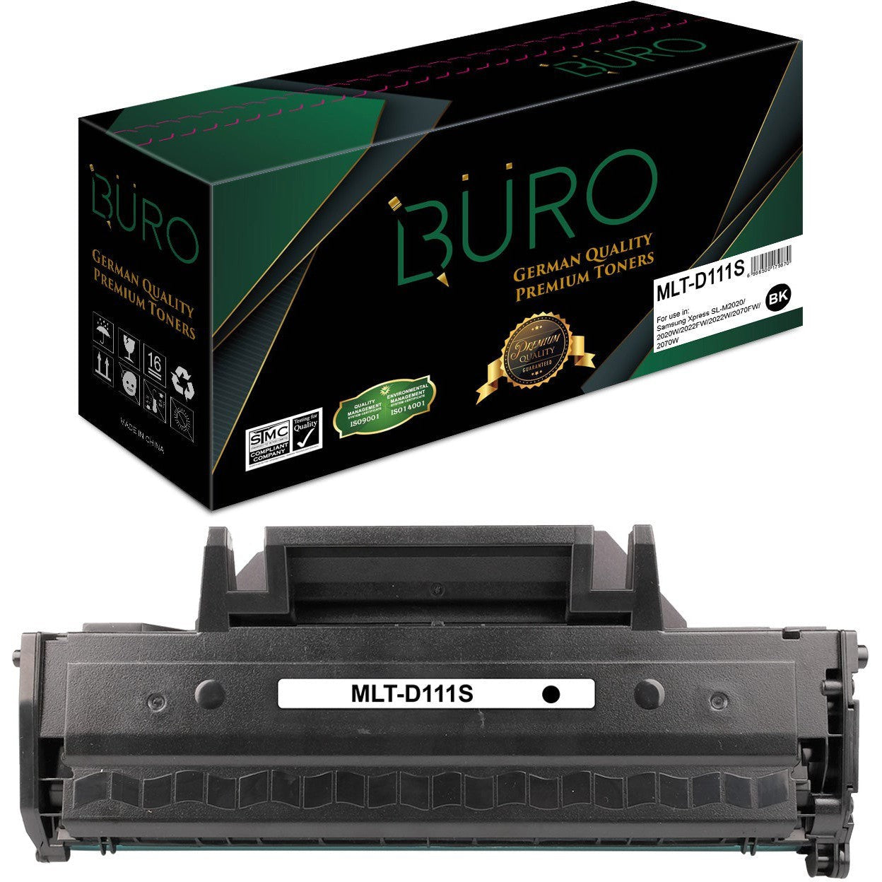Buro Compatible Toner For Samsung Black Mlt D111S