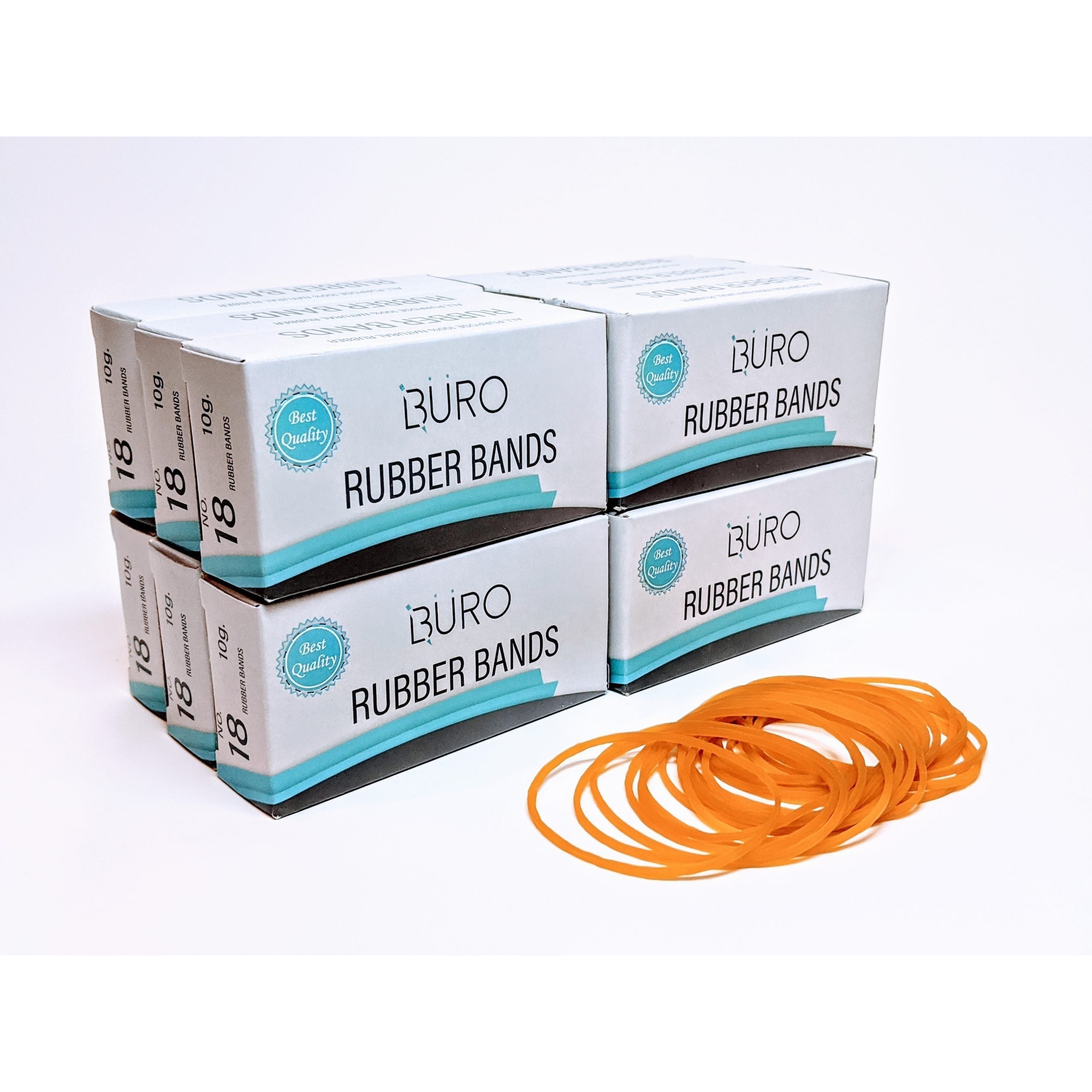 Buro Multipurpose Rubber Bands No. 18 - 12 Box/ Pkt