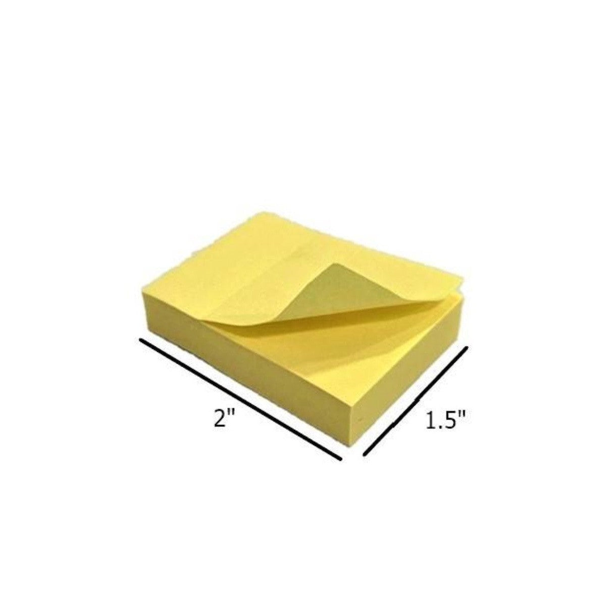 Buro Sticky Notes 1.5X2 12Pads/Pck