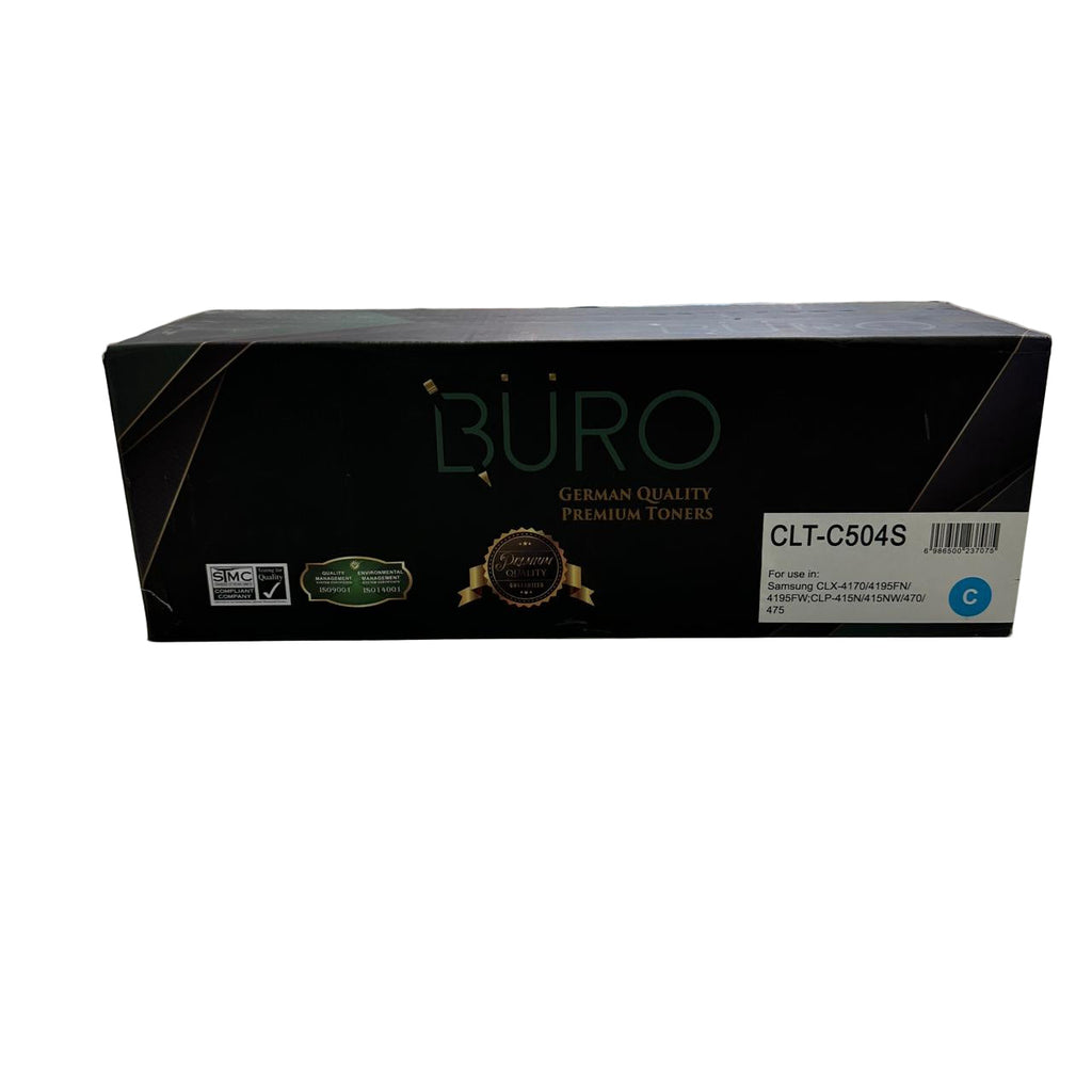 Buro Compatible CLT-C504S Toner For Samsung CLT-C504S (Cyan)