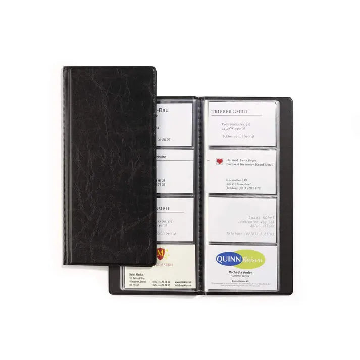 Business Card Album VISIFIX 96 Leather Look - Brown