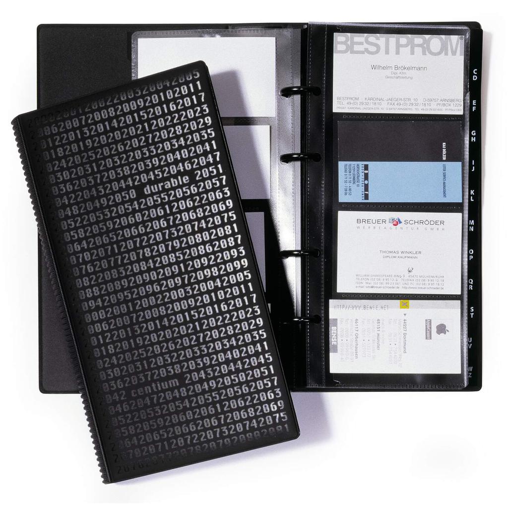 Business card ring binder VISIFIX CENTIUM 200