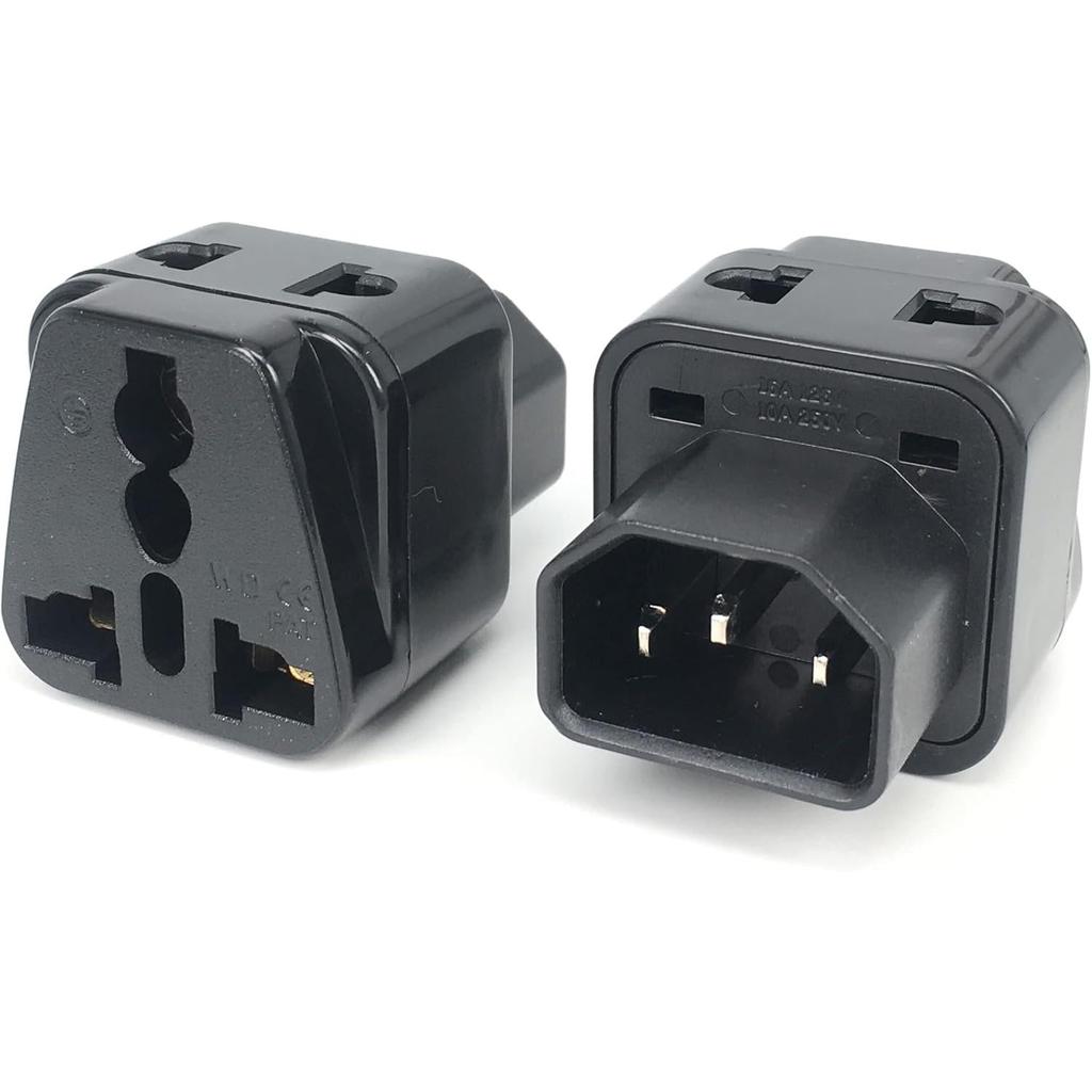 C14 to Nema 5-15R Power Adapter