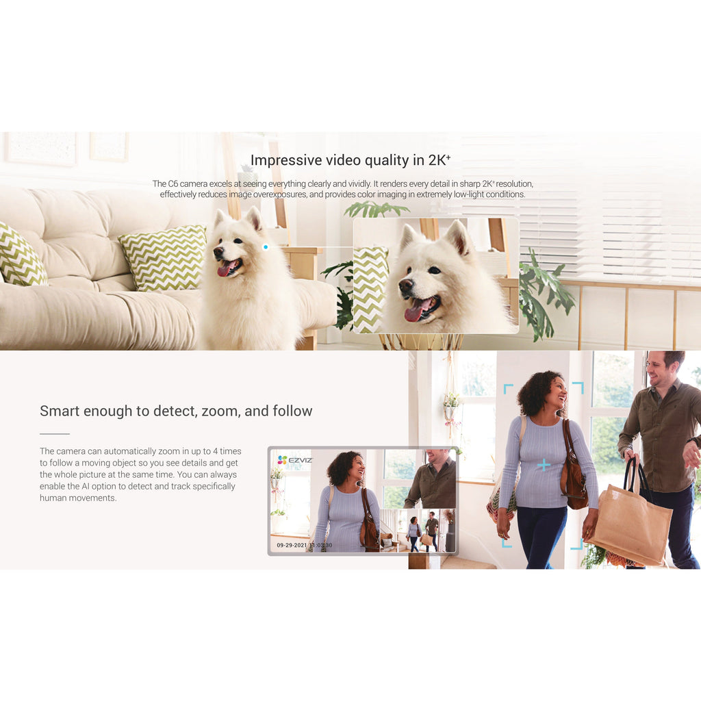 Ezviz C6 4mm Indoor Smart Camera – White