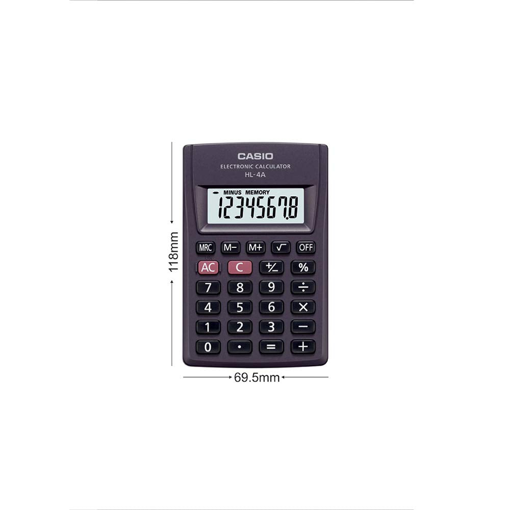 Casio Pocket Calculator Hl-4A