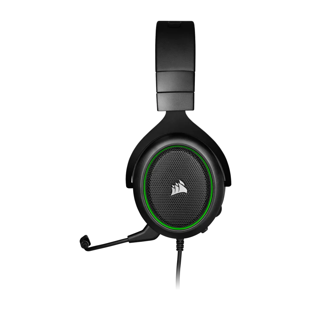 CORSAIR HS50 PRO STEREO Wired Gaming Headset - Green (EU)