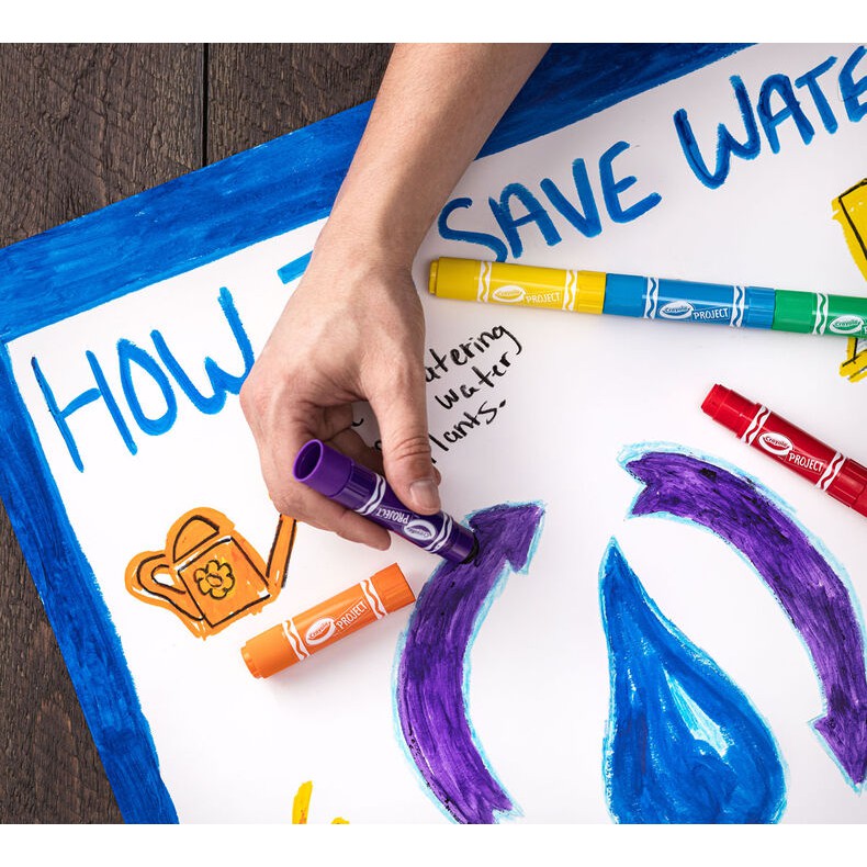 Crayola PROJECT 6 CT QUICK DRY PAINT STICKS