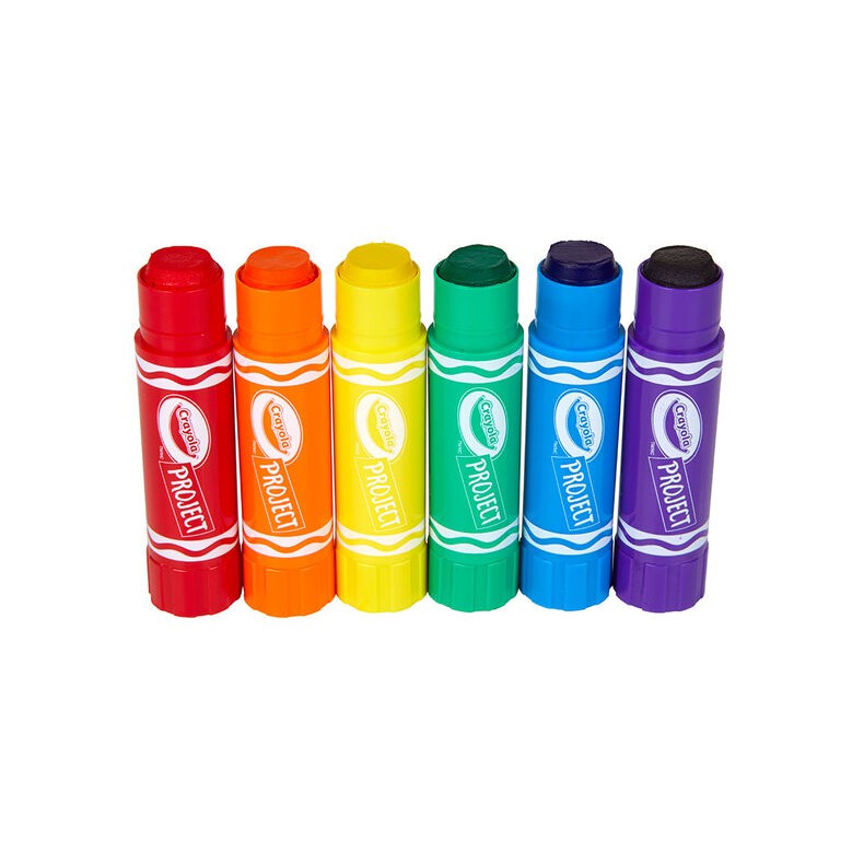 Crayola PROJECT 6 CT QUICK DRY PAINT STICKS