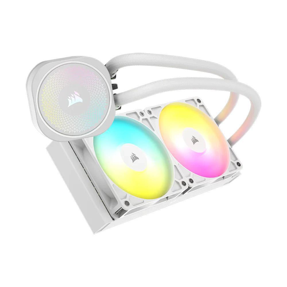 Corsair Nautilus 240 Rs Argb Liquid Cpu Cooler - White