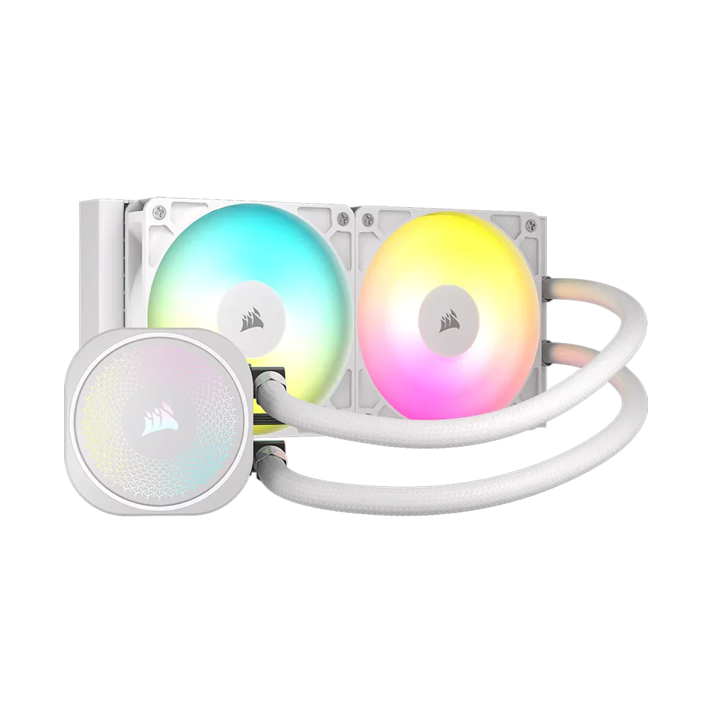 Corsair Nautilus 240 Rs Argb Liquid Cpu Cooler - White