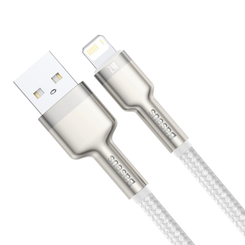 Cable Baseus USB cable for Lightning Cafule, 2.4A, 2m (white)