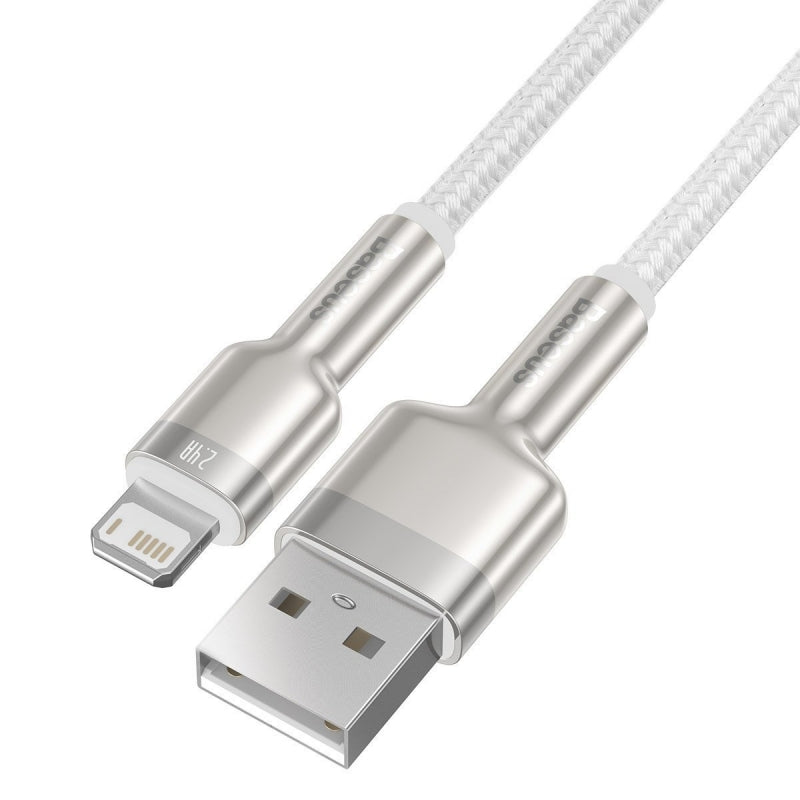 Cable Baseus USB cable for Lightning Cafule, 2.4A, 2m (white)