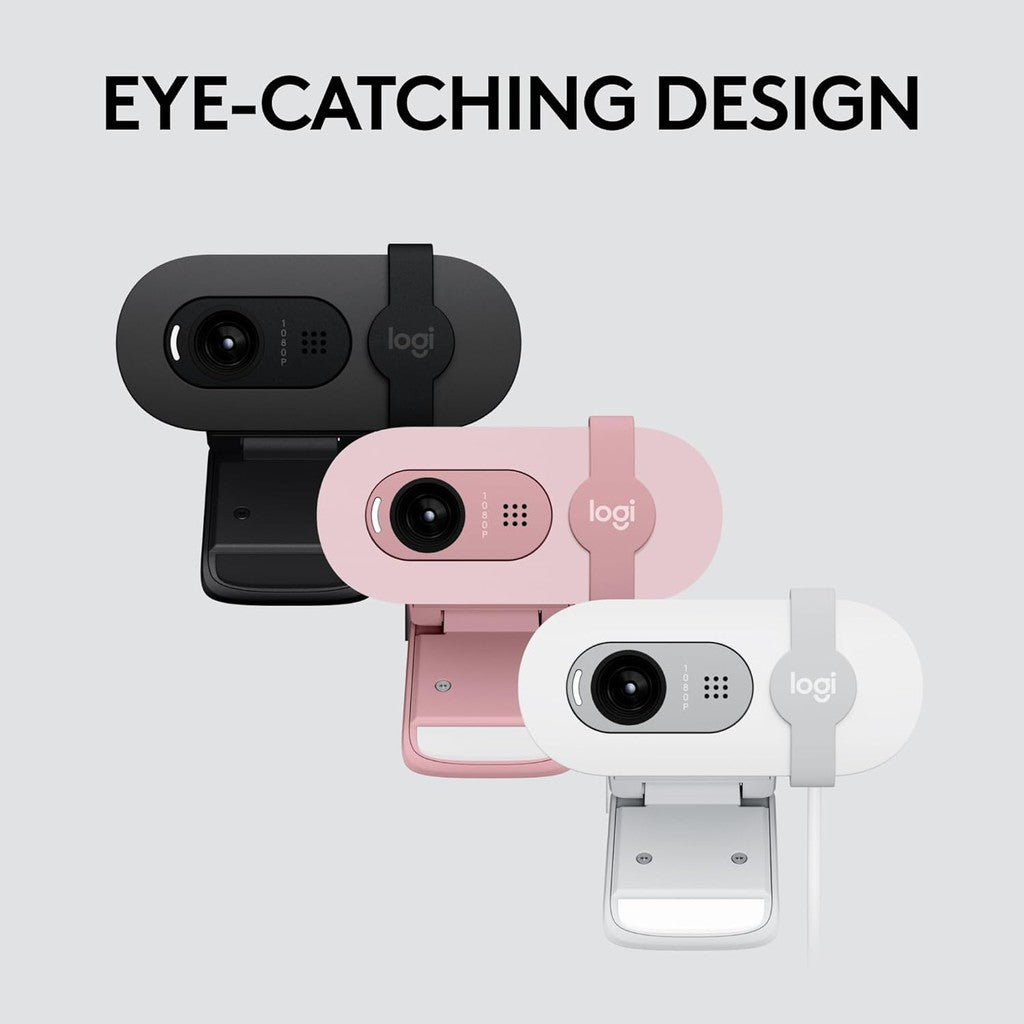 Logitech Brio 100 Camera Full HD Webcam - Rose
