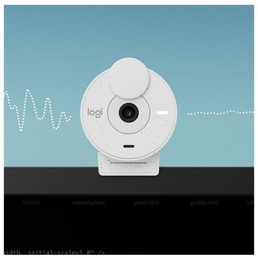 Logitech Brio 300 Full HD Webcam - 2MP / USB-C / wired / Off White