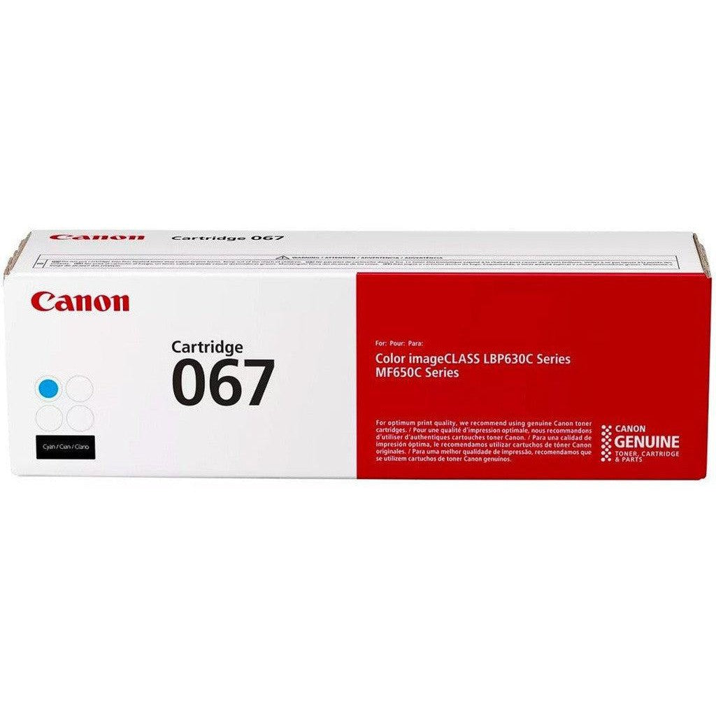 Canon 067 Cyan Toner Cartridge-1250 Pages/ Cyan Color/ Toner Cartridge