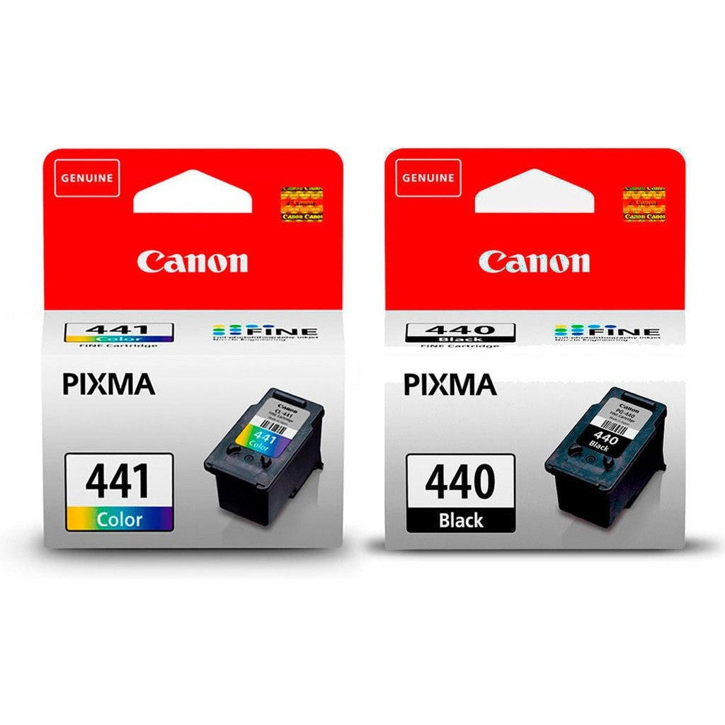 Canon 440 Black 441 Tricolor Ink Cartridges Combo