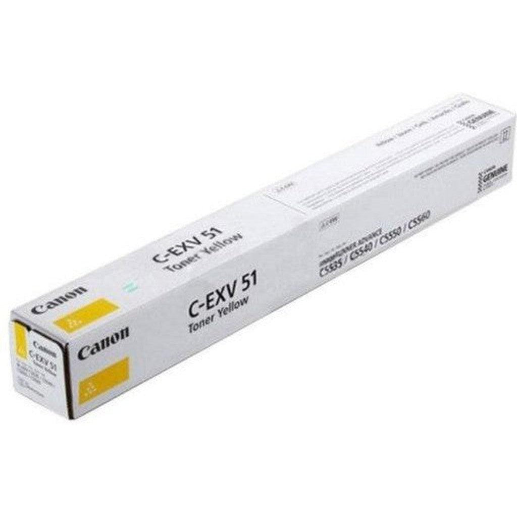 Canon C-EXV 51 Yellow Toner Cartridge (0484C002)