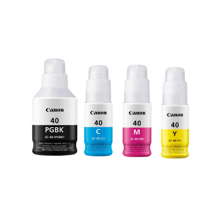 Canon Gi 40 High Yield Ink Bottle Combo Set