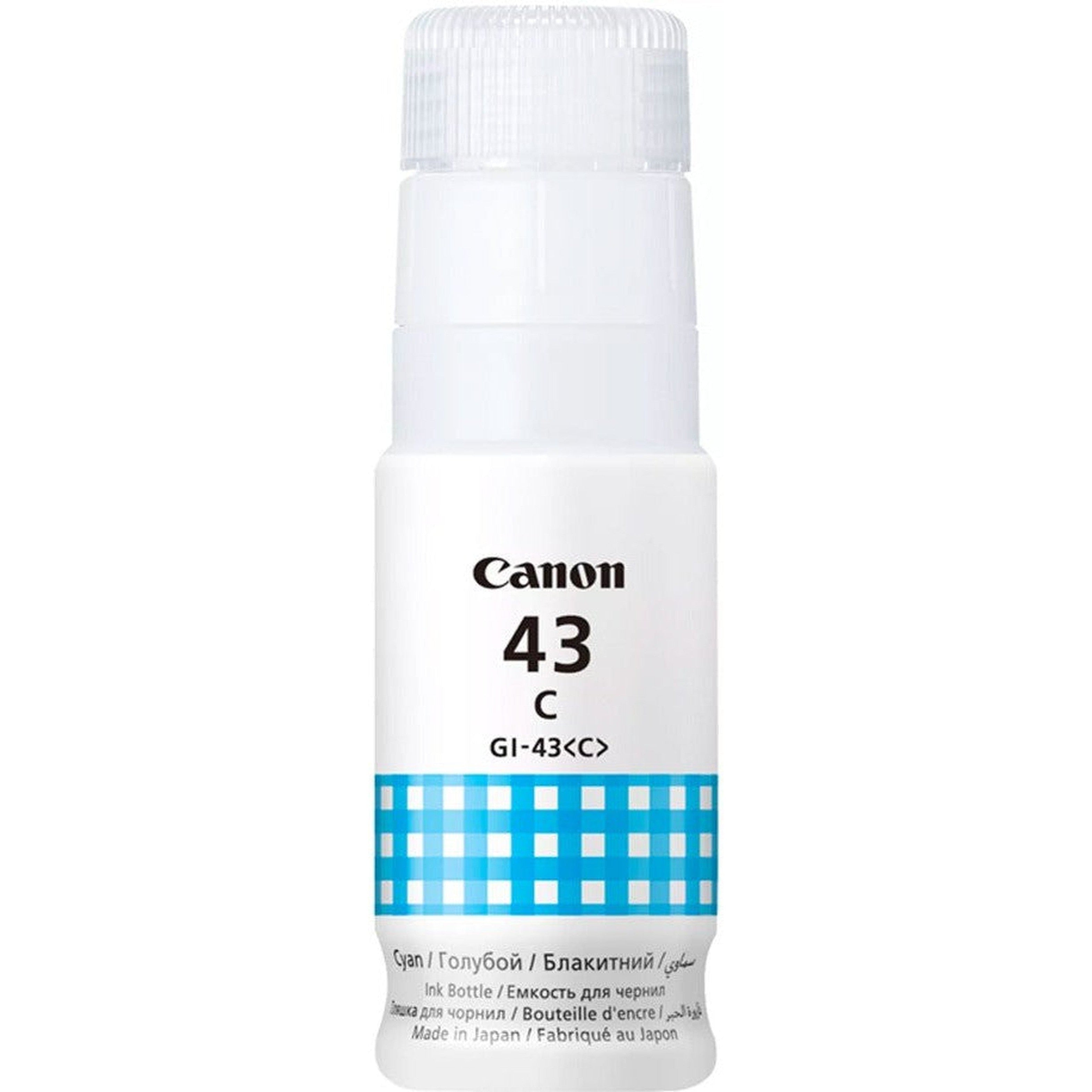 Canon Gi 43 Ink Bottle – 3.8K Pages/ Cyan Color/ Ink Bottle