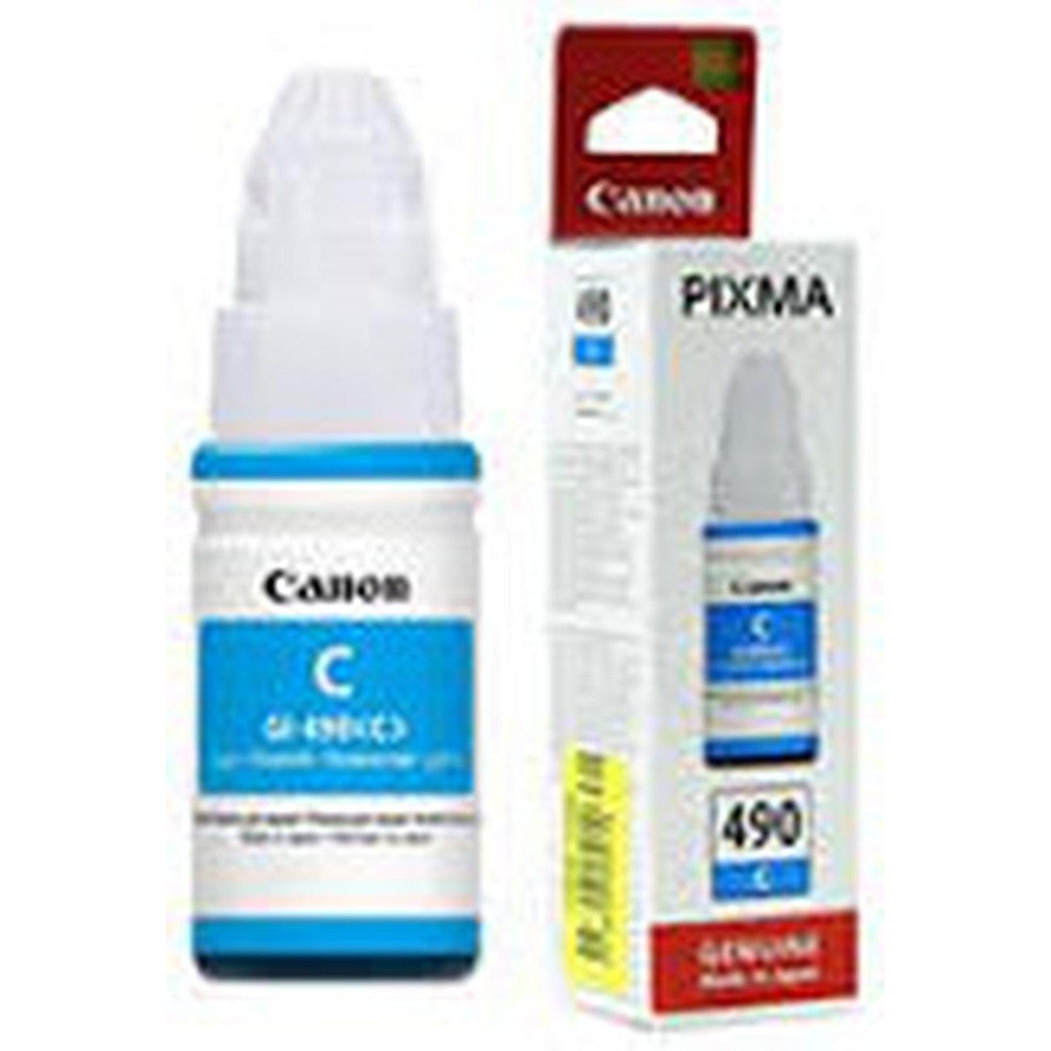 Canon Gi 490 Cyan Ink Bottle