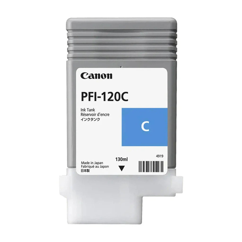 Canon PFI 120C Ink Cartridge – 300 Pages/ Cyan Color / 130ml / Ink Cartridge