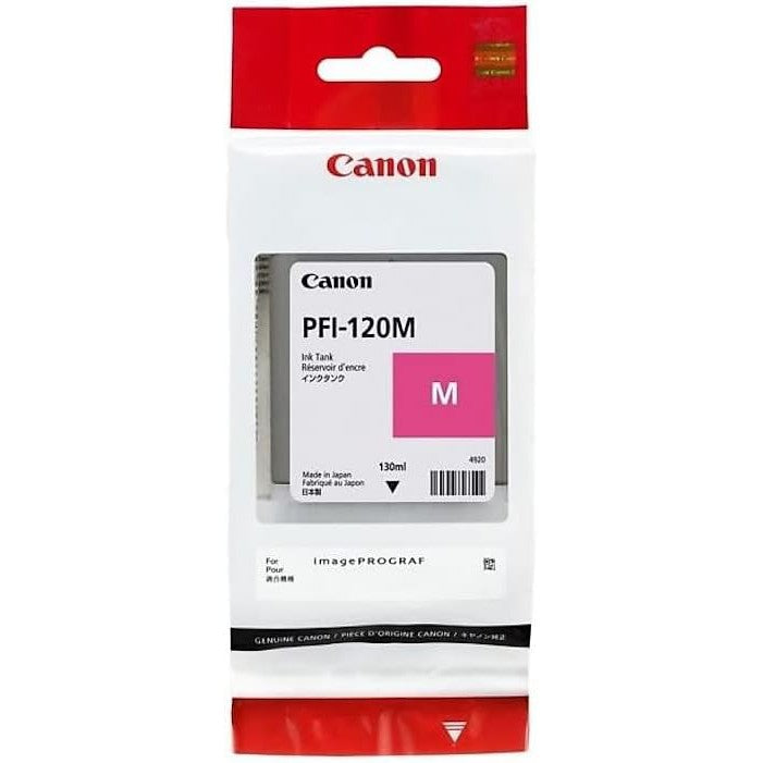 Canon PFI 120M Ink Cartridge – 300 Pages/ Magenta Color / 130ml / Ink Cartridge