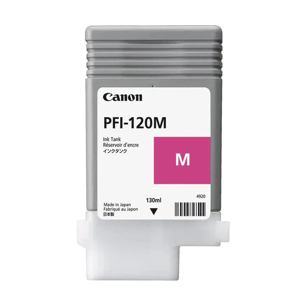 Canon PFI 120M Ink Cartridge – 300 Pages/ Magenta Color / 130ml / Ink Cartridge