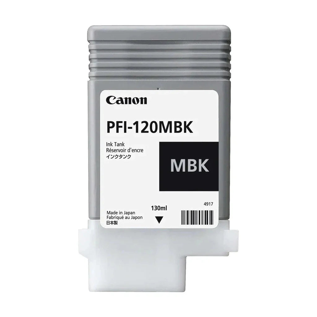 Canon PFI 120MBK Ink Cartridge – 300 Pages/ Matte Black Color / 130ml / Ink Cartridge
