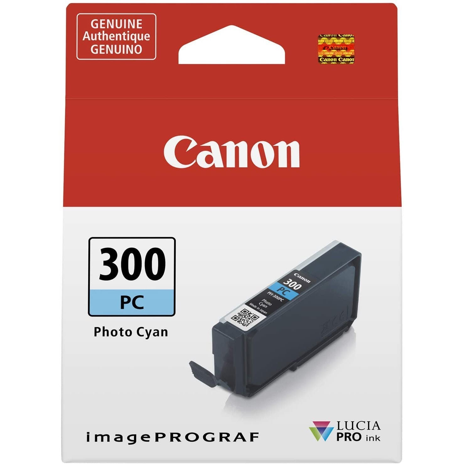 Canon Pfi 300 Lucia Pro Ink, Photo Cyan