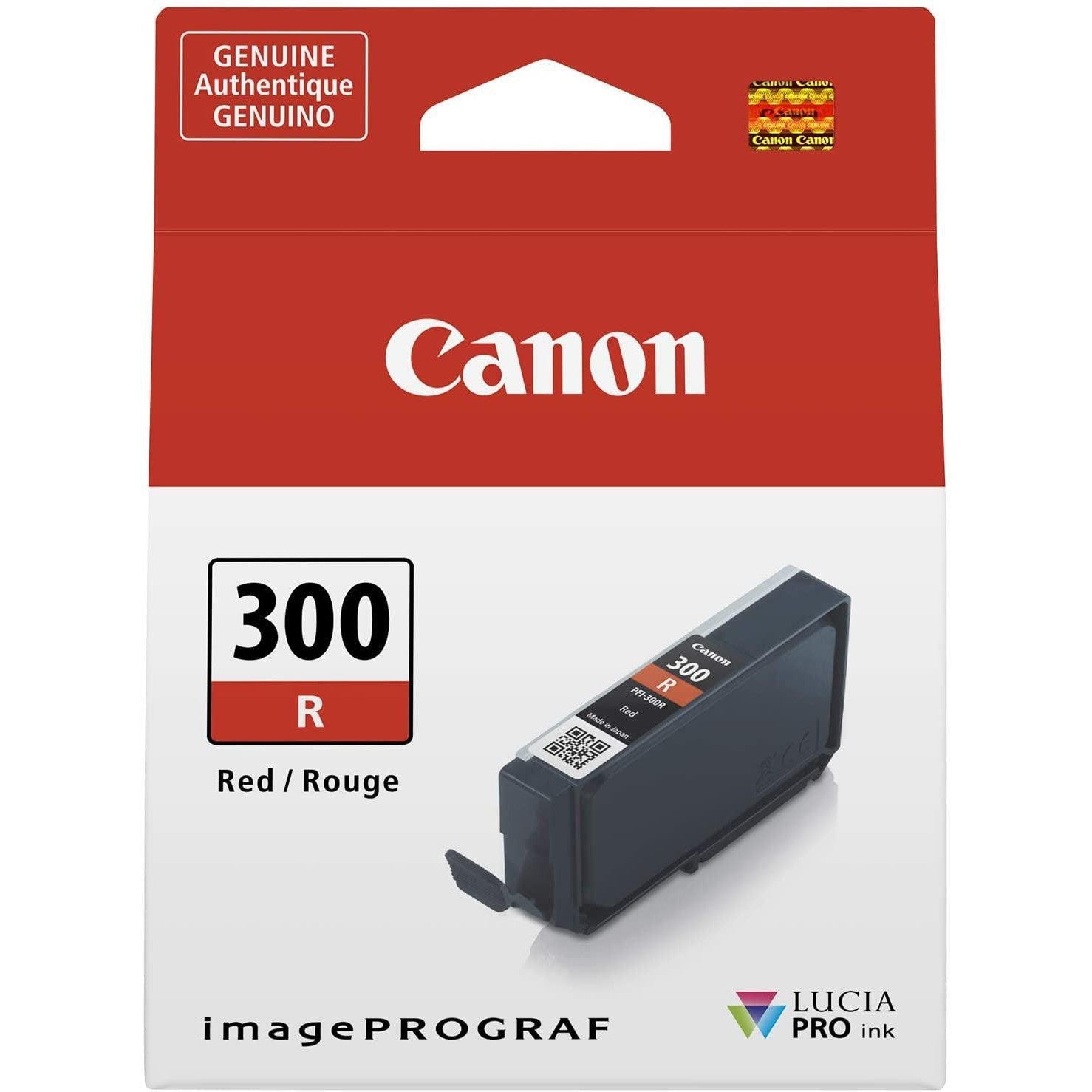 Canon Pfi 300 Lucia Pro Ink, Red