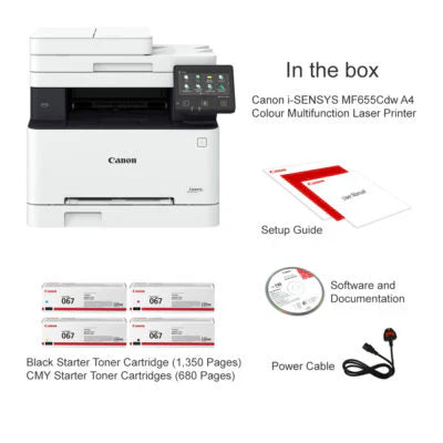 Canon i-SENSYS Colour Multifunction Laser Printer MF655Cdw A4