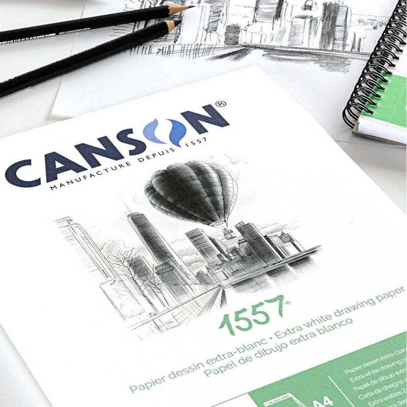 Canson Pad Can1557Ja 30S A5 Dess 180G