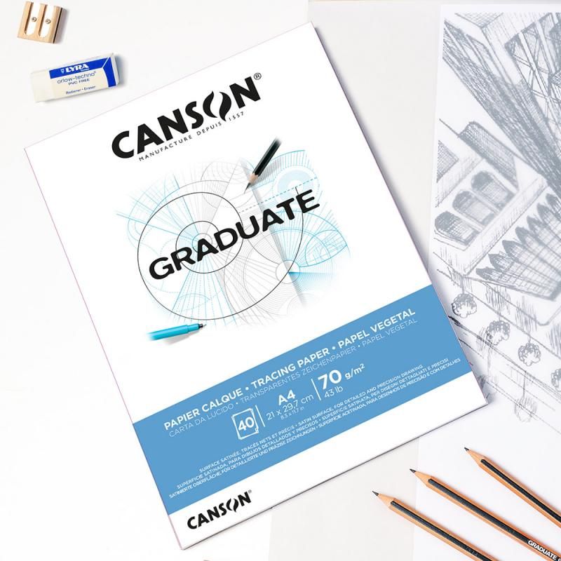 Canson Pad Cangrad Calque 40S A4 70G