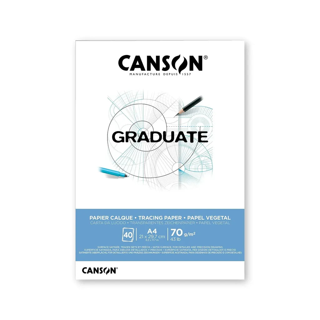 Canson Pad Cangrad Calque 40S A4 70G