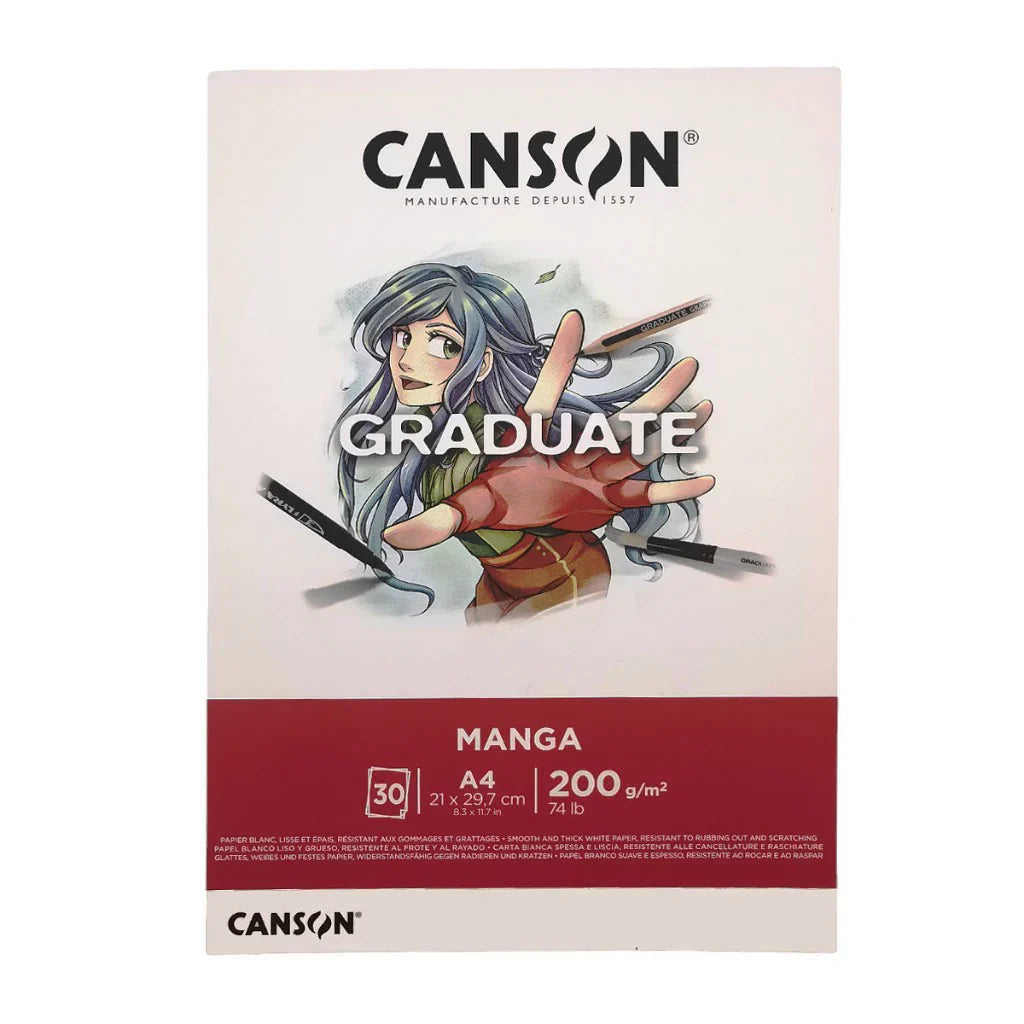 Canson Pad Cangrad Manga 30S A4 200G