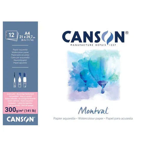 Canson Pad Canmontv Gs 12S A4 300G